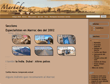 Tablet Screenshot of marhabaviatges.com